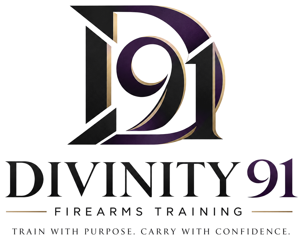 Divinity 91 Firearms Training. Train with purpose. Carry with confidence.